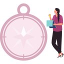 پیش‌نمایش فایل girl-is-looking-at-a-compass-10832381 از پک قطب‌نما