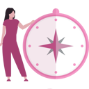 پیش‌نمایش فایل girl-is-showing-compass-10832199 از پک قطب‌نما