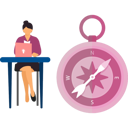 پیش‌نمایش فایل girl-is-using-a-laptop-10832208 از پک قطب‌نما
