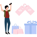پیش‌نمایش فایل boy-is-happy-after-shopping-10928776 از پک بازار و فروش