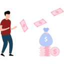 پیش‌نمایش فایل boy-is-looking-at-the-dollar-bag-10928752 از پک بازار و فروش