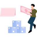 پیش‌نمایش فایل boy-is-paying-for-the-parcel-10928753 از پک بازار و فروش