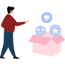 پیش‌نمایش فایل boy-is-pointing-at-the-emojis-10928779 از پک بازار و فروش