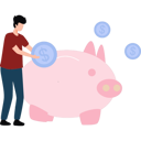 پیش‌نمایش فایل boy-is-saving-money-in-the-piggy-bank-10928758 از پک بازار و فروش