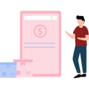 پیش‌نمایش فایل boy-is-telling-about-the-online-payment-10928756 از پک بازار و فروش