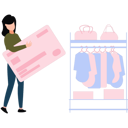 پیش‌نمایش فایل girl-is-paying-through-credit-card-10928739 از پک بازار و فروش