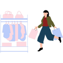 پیش‌نمایش فایل girl-is-shopping-10928743 از پک بازار و فروش