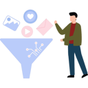 پیش‌نمایش فایل man-filtering-data-through-a-funnel-10928771 از پک بازار و فروش
