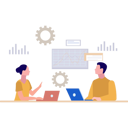 پیش‌نمایش فایل boy-and-girl-are-working-on-the-laptops-10815186 از پک مدیریت کسب و کار