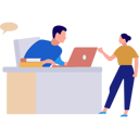 پیش‌نمایش فایل boy-is-telling-girl-about-business-management-10815229 از پک مدیریت کسب و کار