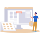 پیش‌نمایش فایل boy-pointing-to-web-page-on-screen-10815185 از پک مدیریت کسب و کار