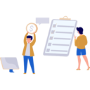پیش‌نمایش فایل boys-are-talking-about-checklist-on-clipboard-10815212 از پک مدیریت کسب و کار