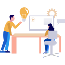 پیش‌نمایش فایل businessman-and-business-woman-are-talking-on-business-management-10815173 از پک مدیریت کسب و کار