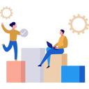 پیش‌نمایش فایل businessman-and-businesswoman-working-on-finance-graph-10815184 از پک مدیریت کسب و کار