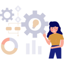 پیش‌نمایش فایل girl-explaining-about-business-graph-setting-10815163 از پک مدیریت کسب و کار