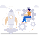 پیش‌نمایش فایل girl-is-looking-at-the-startup-rocket-10815152 از پک مدیریت کسب و کار