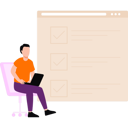 پیش‌نمایش فایل employee-is-working-on-business-task-list-10992347 از پک مدیر