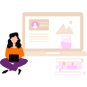 پیش‌نمایش فایل girl-is-creating-her-new-account-on-website-10992367 از پک مدیر