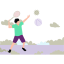 پیش‌نمایش فایل badminton-player-10992092 از پک ورزشی