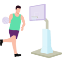 پیش‌نمایش فایل boy-is-playing-basket-ball-match-10992072 از پک ورزشی