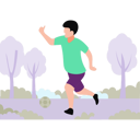 پیش‌نمایش فایل boy-is-playing-football-in-the-playground-10992076 از پک ورزشی