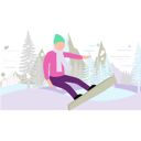 پیش‌نمایش فایل boy-is-skating-on-the-ice-board-10992097 از پک ورزشی