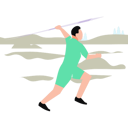 پیش‌نمایش فایل boy-is-throwing-a-javelin-10992070 از پک ورزشی