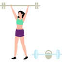 پیش‌نمایش فایل girl-is-exercising-with-dumbbells-10992088 از پک ورزشی
