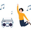 پیش‌نمایش فایل boy-enjoying-music-10983419 از پک جشن