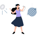 پیش‌نمایش فایل girl-enjoying-music-10983479 از پک جشن