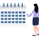 پیش‌نمایش فایل girl-looking-at-reminder-on-calendar-10983472 از پک جشن