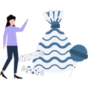 پیش‌نمایش فایل woman-pointing-at-candy-bag-10983438 از پک جشن