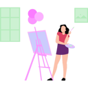 پیش‌نمایش فایل girl-holding-painting-palette-10992114 از پک مطالعه