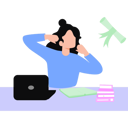 پیش‌نمایش فایل girl-tired-after-study-online-10992133 از پک مطالعه