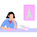 پیش‌نمایش فایل girl-writing-her-homework-10992166 از پک مطالعه