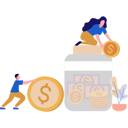 پیش‌نمایش فایل boy-and-girl-are-working-on-money-collection-10890951 از پک امور مالی