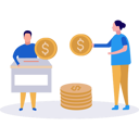 پیش‌نمایش فایل boy-and-girl-saving-money-in-box-10890933 از پک امور مالی