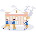 پیش‌نمایش فایل boy-and-girl-saving-money-in-piggy-bank-10890906 از پک امور مالی
