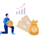پیش‌نمایش فایل businessman-holding-dollar-coin-10890968 از پک امور مالی