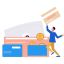 پیش‌نمایش فایل businessman-is-holding-a-credit-card-10890902 از پک امور مالی