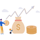 پیش‌نمایش فایل businessman-is-holding-a-dollar-coin-10890885 از پک امور مالی