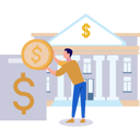 پیش‌نمایش فایل businessman-is-putting-money-in-the-savings-box-10890954 از پک امور مالی