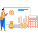 پیش‌نمایش فایل businessman-is-standing-in-front-of-screen-10890882 از پک امور مالی
