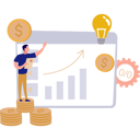 پیش‌نمایش فایل businessman-is-talking-about-the-increase-in-finance-graph-10890891 از پک امور مالی