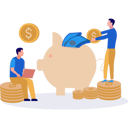 پیش‌نمایش فایل businessmen-are-saving-money-in-the-piggy-bank-10890932 از پک امور مالی