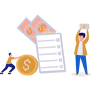 پیش‌نمایش فایل businessmen-are-working-on-the-money-list-10890969 از پک امور مالی