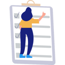 پیش‌نمایش فایل businesswoman-is-pointing-to-the-list-on-the-clipboard-10890994 از پک امور مالی