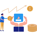 پیش‌نمایش فایل businesswoman-is-standing-near-dollar-coin-10890967 از پک امور مالی