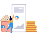 پیش‌نمایش فایل businesswoman-pointing-at-credit-card-on-mobile-10890908 از پک امور مالی