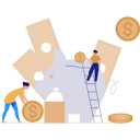 پیش‌نمایش فایل businesswomen-are-saving-money-10890879 از پک امور مالی